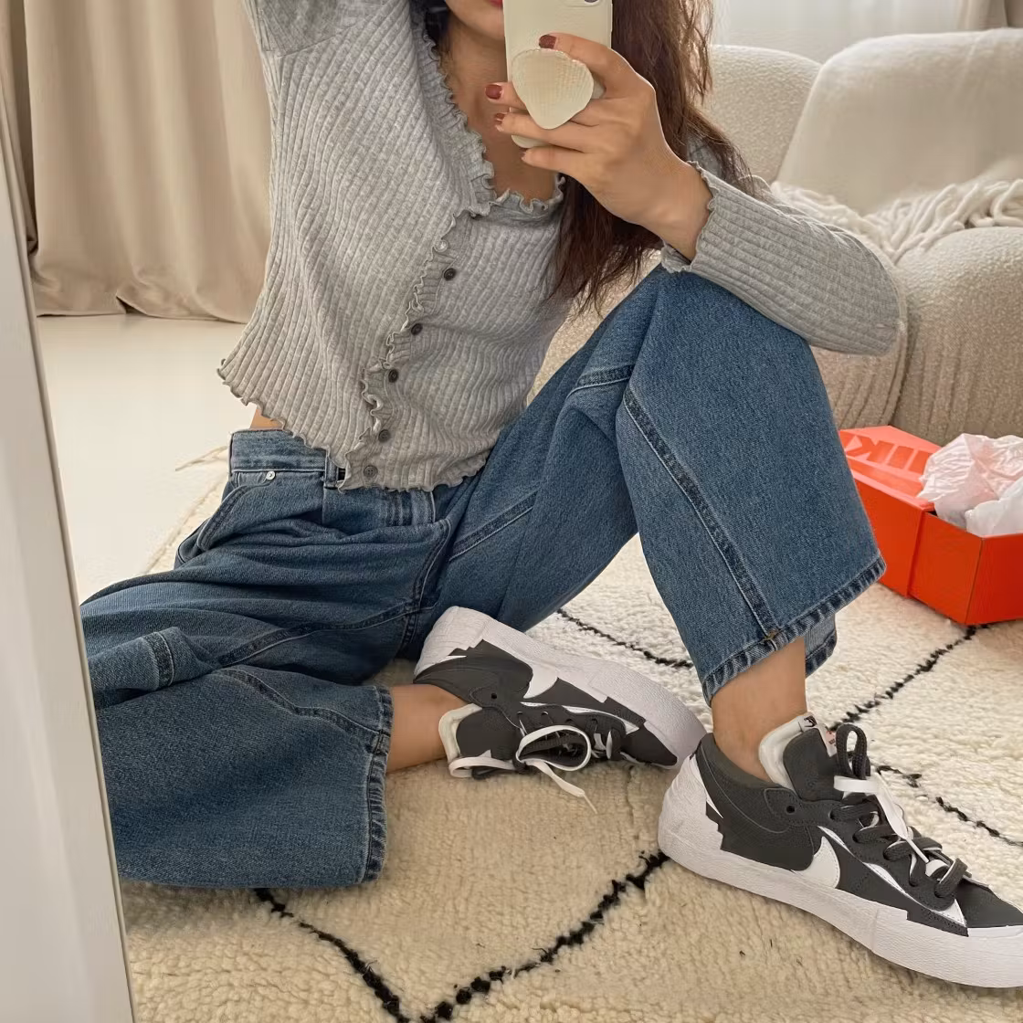 sacai x Nike Blazer Low 'Iron Grey' DD1877-002 sacai x Nike Blazer Low 'Iron Grey' DD1877-002
